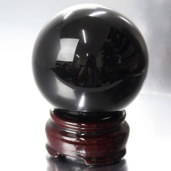 パワーストーン　球体　水晶　オニキス 59mm玉】オニキス 丸玉 水晶球 原石 球体 置物 水晶玉 Onux 黒メノウ