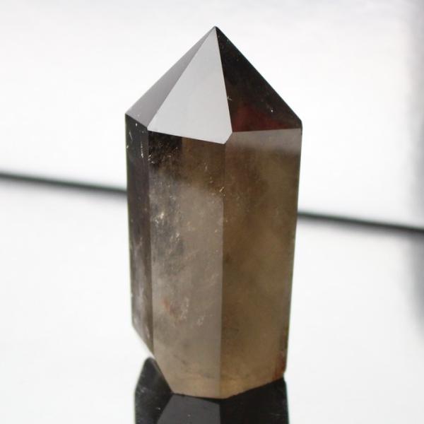 スモーキークォーツ ポイント 鉱物 原石 置物 石 クラスター