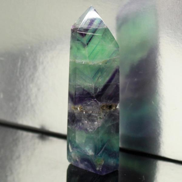 フローライト ポイント 【レア 1点物】 原石 柱 鉱石 フローライトポイント  天然 一点物