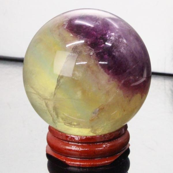 厳選一点物 51mm】 フローライト 丸玉 【一点物 現物】 球体 置物 水晶