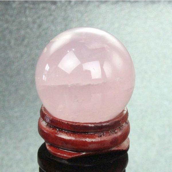 ローズクォーツ 丸玉 原石 rose 紅水晶 Gemstone クラスター