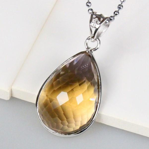 希少 黄紫水晶 Ametrine ネックレス ペンダント アメトリン ペンダント アメトリン 送料無料 Pendant 海外直輸入価格で販売 レディース メンズ 天然石 レディースアクセサリー Ramkashyapiasacademy Com