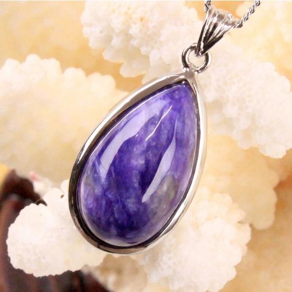 チャロアイト ペンダント ネックレス Necklace チャロ石 Pendant