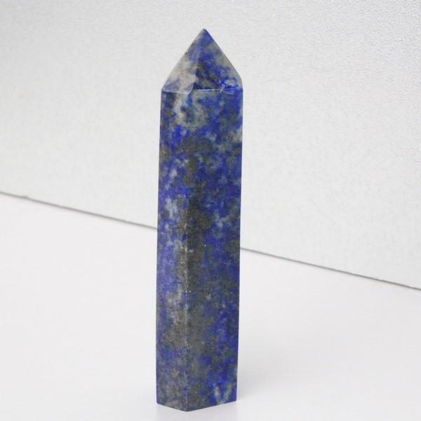 【天然石の意味・言われ】　ラピスラズリ[瑠璃]：最強の聖石で強運をもたらす。天職にめぐり合いたい人に効果的【サイズ】 86mm×20mm×16mm【重量】 64g【産地】アフガニスタン■天然石情報：ラピスラズリ■石言葉（意味・効果）：成功の...