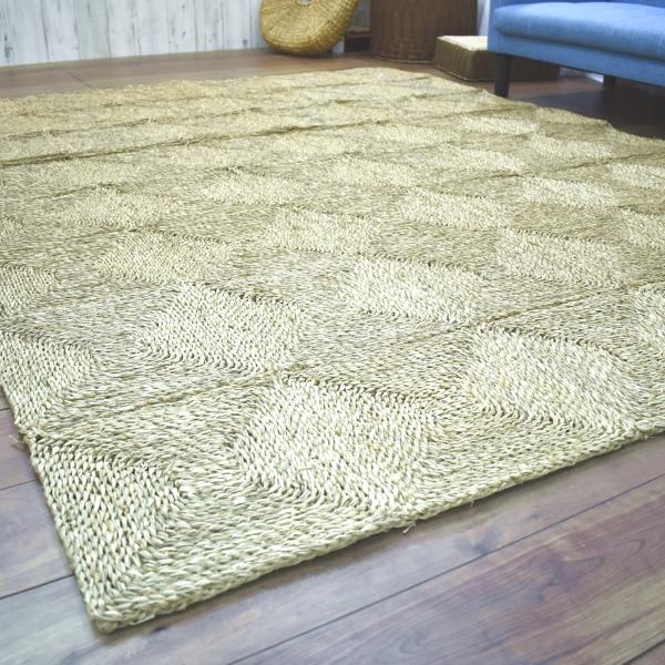 七島ラグ 3畳 180×240cm（水草） 夏用 アジアン 自然素材 涼感 長方形