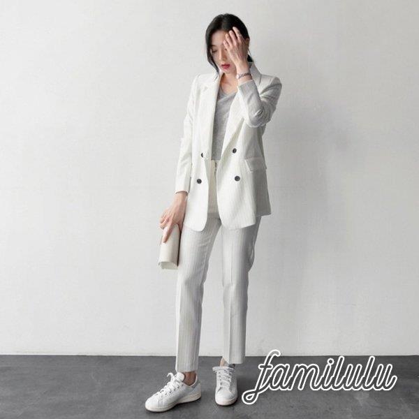 注目ショップ ブランドのギフト セットアップスーツパンツレディーススーツジャケット2点セットカジュアルお洒落通勤入学式卒業式セレモニーフォーマルolオフィスlwy2569 卒業式 パンツスーツ サイズ L Terresrouges Com