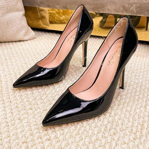 ハイヒール パンプス 白 エナメル パンプス ヒール10cm ピンヒール 大きい サイズ ヒール 10cm パンプス ブラック 黒 パンプス ハイヒール 黒パンプス Hzzbvachde ファッション Www Sprintmart Com