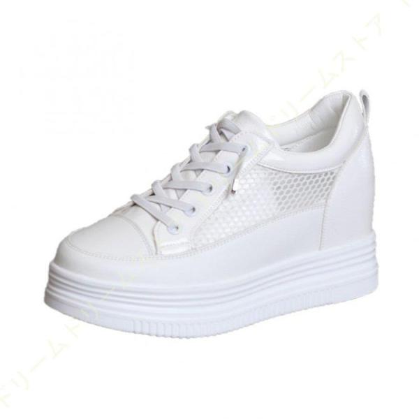 レディースファッション リバーシブルタイプ スニーカー レディース インヒールスニーカー インヒール 厚底 レースアップ ハイヒール 白 シークレットシューズ 歩きやすい 痛くない ウェッジソール 無地 Pc8nvqmhkb Www Sakphotography Com