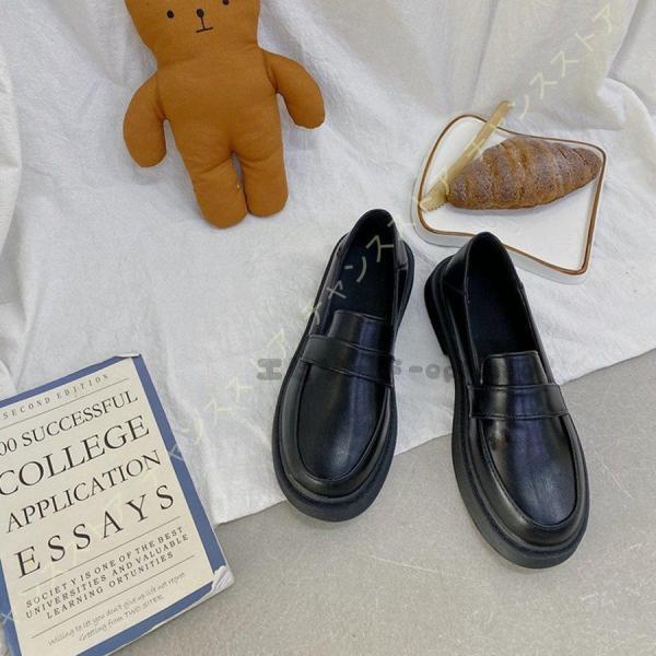 スクールローファー 学生靴 ローファー レディース スクールシューズ 出色 学生 制服 コスプレ 高校生 ローファーシューズ 靴 女子高生 シューズ パンプス