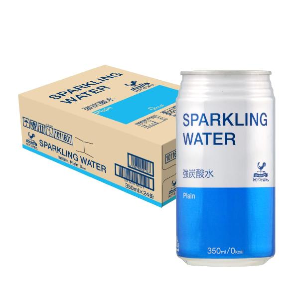 他サイト： 神戸居留地 強炭酸水 350ml 24本 缶 無糖 割材 スパークリングウォーター ハイボの商品画像