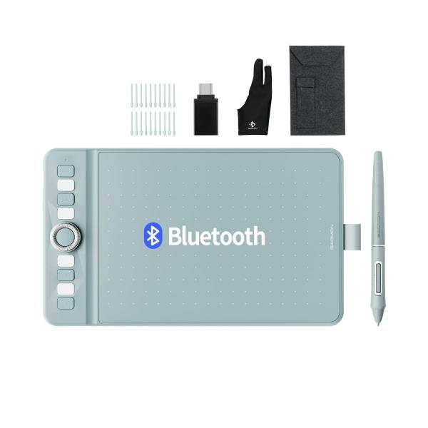 GAOMON ペンタブ 筆圧検知16384レベル 有線・無線両対応 傾き検出機能 Bluetooth接続対応 Windows/MacOS/Chrome OS/Linux対応 Androidスマホで使える iPhoneのIbisPaintに対...