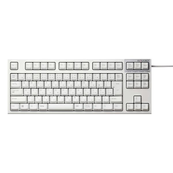 REALFORCE R3S キーボード 有線 テンキーレス 45g 日本語配列 ホワイト