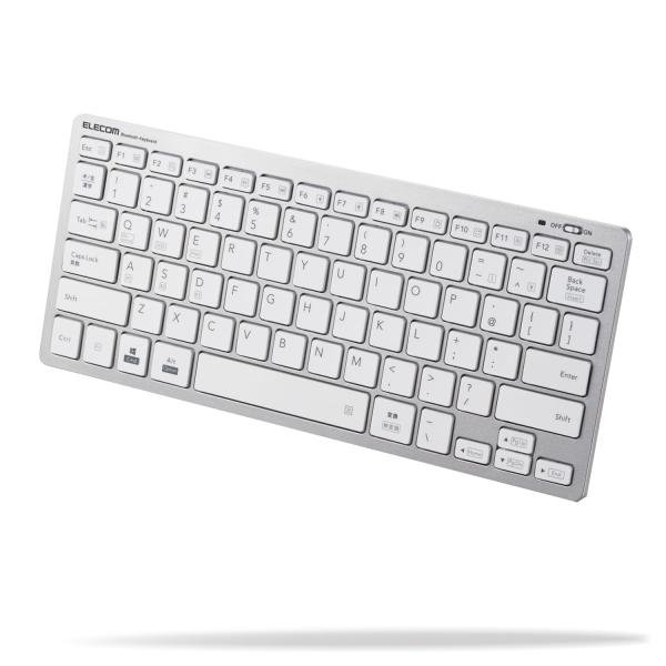 他サイト： エレコム Bluetooth マルチペアリング ミニキーボード パンタグラフ式 軽量・薄の商品画像
