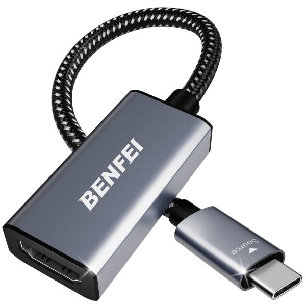 他サイト： BENFEI USB C - HDMI 変換アダプタ 4K USB Type-C HDMI アダプタ [Thunderbolt 3の商品画像