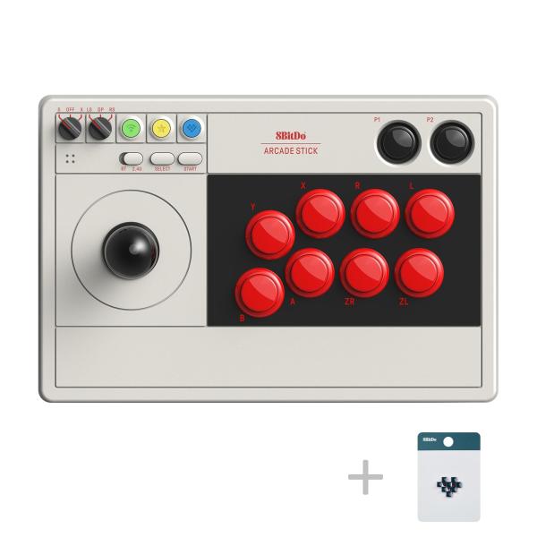他サイト： 8Bitdo Bluetooth アーケードスティック for Switch &amp; Windowsの商品画像