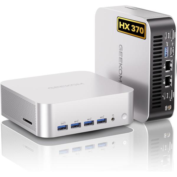 他サイト： GEEKOM A9 MAX AI ミニpc 世界最強のAMD Ryzen AI 9 HX 370搭載「128GB RAM+16TBの商品画像