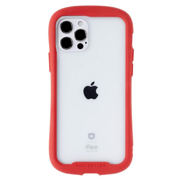 他サイト： iFace Reflection iPhone 12/12 Pro ケース クリア 強化ガラス (レッド)【アイフの商品画像