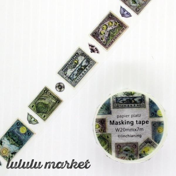 マスキングテープ LINCHIANING(リンチアニン) Antique postage stamp ai-188