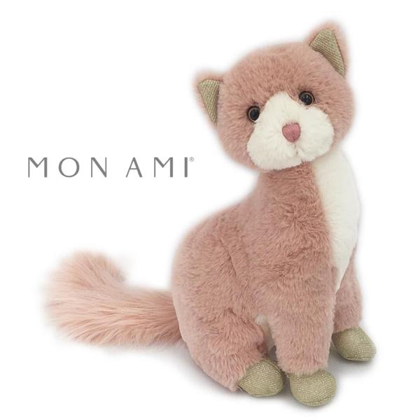 MON AMI キャリー ピンクキティ ねこ ピンク ぬいぐるみ 輸入ブランド 海外 ふわふわ キャット ももいろ モナミ