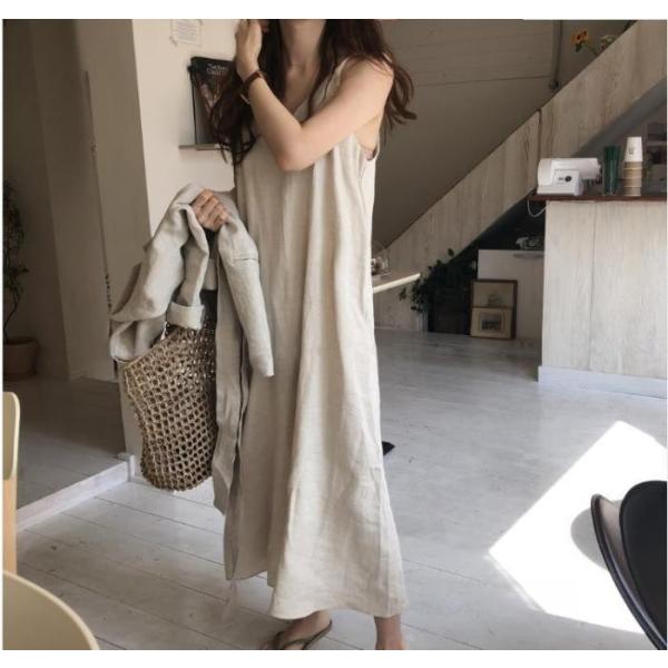 ロングワンピース ノースリーブ Vネック Aライン インナーワンピース マキシワンピ 無地 レディース春 春夏 春服 夏 Buyee Buyee Japanese Proxy Service Buy From Japan Bot Online