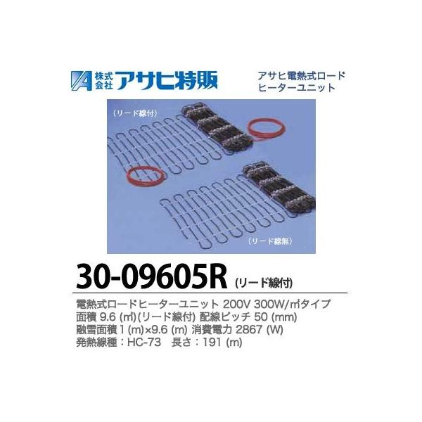 yATq́z dM[hq[^[jbg 200V 300W/m2ʐρF9.6m2zsb`F50mm ZʐρF1(m)×9.6(m) d́F2867(W):191(m) 30-09605R