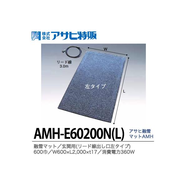 融雪マット3メートル　毎日の除雪が軽減！ TYG-300-1 (3000X960 t=6) 融雪マット 玄関用 電気で玄関周りの雪を