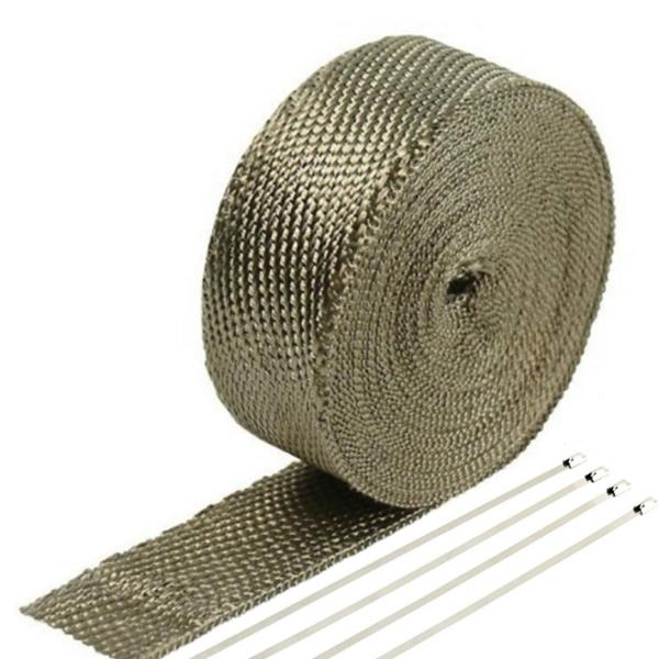 ◆ 当店は紙での領収書の発行は行っておりません◆ 初期不良は、1週間以内にご連絡下さい。それ以降の対応は出来ませんので、ご注意下さい。◆ 初期不良以外の故障は、メーカーにお問合せ下さい。【商品概要】マフラーに巻きつけて放熱を抑制する!!熱害...