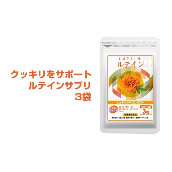 ルテイン3袋 約3ヵ月分 リュネメガネコンタクトが作った