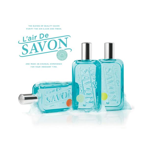 商品名：レールデュサボン L’air De SAVON オードトワレ 50mL 香水 石鹸の香り 送料無料香りカプセル配合でせっけんのやさしい香りが長続きします。ボトルデザインはバーソープを思わせるフォルムと手に収まるフィット感。本物のせっ...