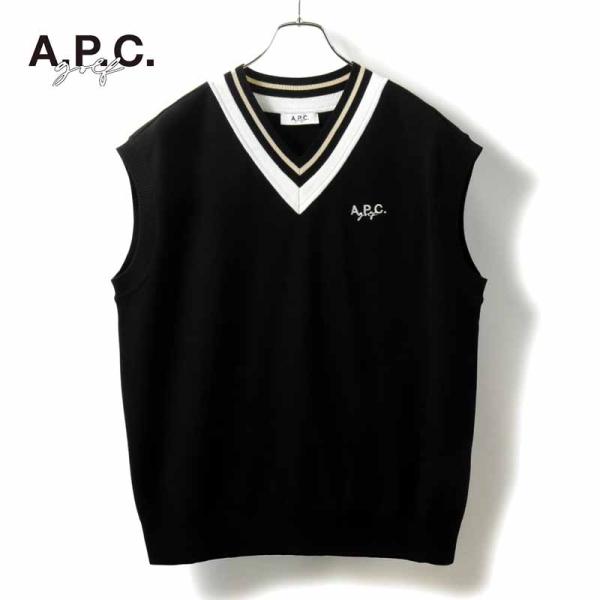 A.P.C ゴルフ レディース ベストニット Cindy ベスト｜FEMME / PULLS,CARDIGANS｜A.P.C. | アーペーセー