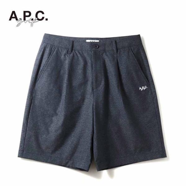 A.P.C. GOLF ブラック スタンダードパンツ A.P.C. GOLF ブラック スタンダードパンツ