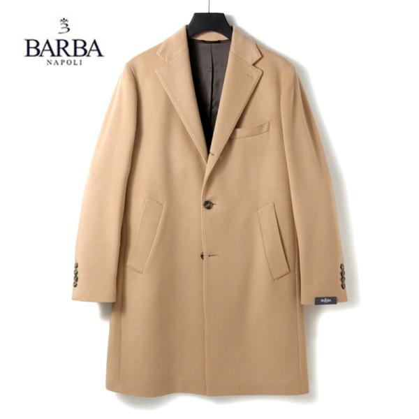 BARBA（バルバ） ウールカシミヤライトメルトン3Bチェスターコート