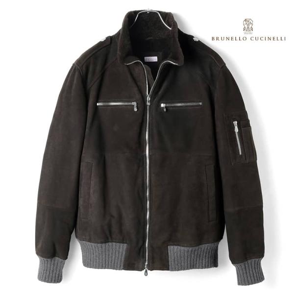 BRUNELLO CUCINELLI / ブルネロクチネリスエード加工ムートン BRUNELLO CUCINELLI / ブルネロクチネリスエード加工ムートン