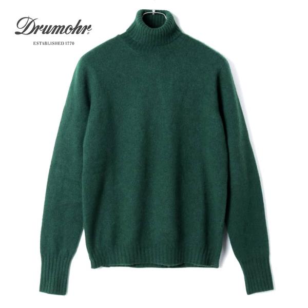 【新品】ドルモア DRUMOHR ウール タートルネック 46 タグ付き DRUMOHR Drumohr / ドルモア LUXURY カシミヤミドルゲージ