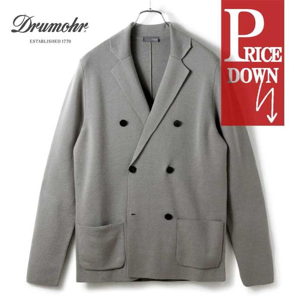 DRUMOHR（ドルモア） Drumohr MODERNウールミラノリブ6Bダブルニット