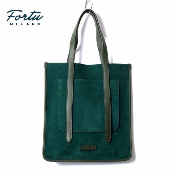 Fortu milano / フォルツミラノ スエード＆グレインカーフレザーコンビ