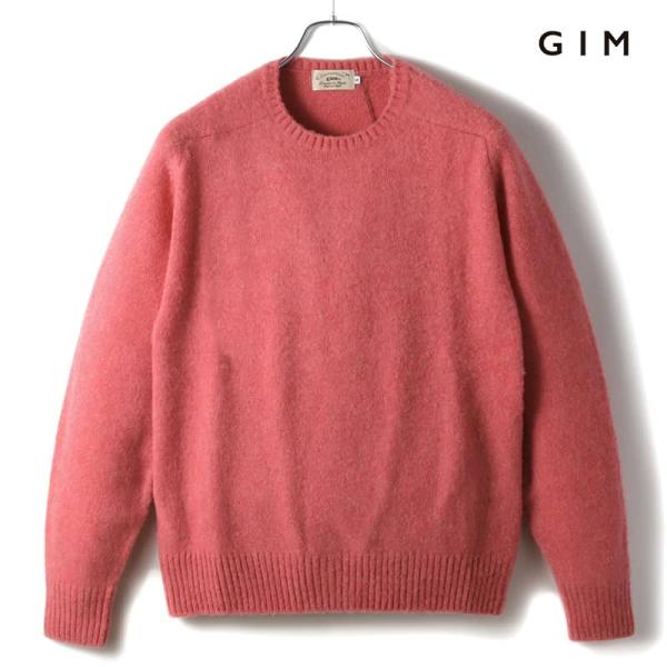 gim（ジム） GIM / ジムラムズウール7Gシャギークルーネックニット 