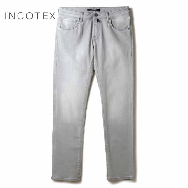 インコテックス　BLUE DIVISION スリム　デニムパンツ　グレー　30 INCOTEX BLUE DIVISION（インコテックス ブルーディヴィジョン