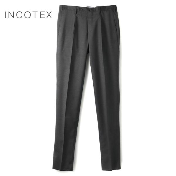 【美品】INCOTEX／インコテックス　ウールトロピカル 31型　ワンプリーツ INCOTEX（インコテックス） Super100'sウールトロピカル1プリーツ