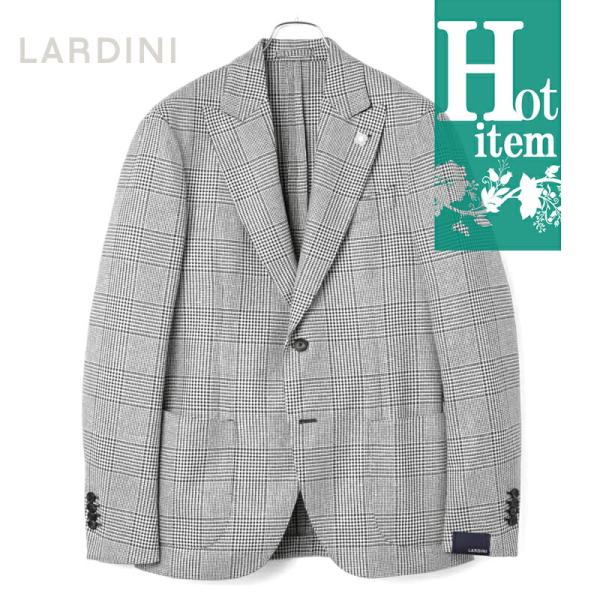 LARDINI / ラルディーニウールシルクサマーツイードグレン LARDINI / ラルディーニウールシルクサマーツイードグレン