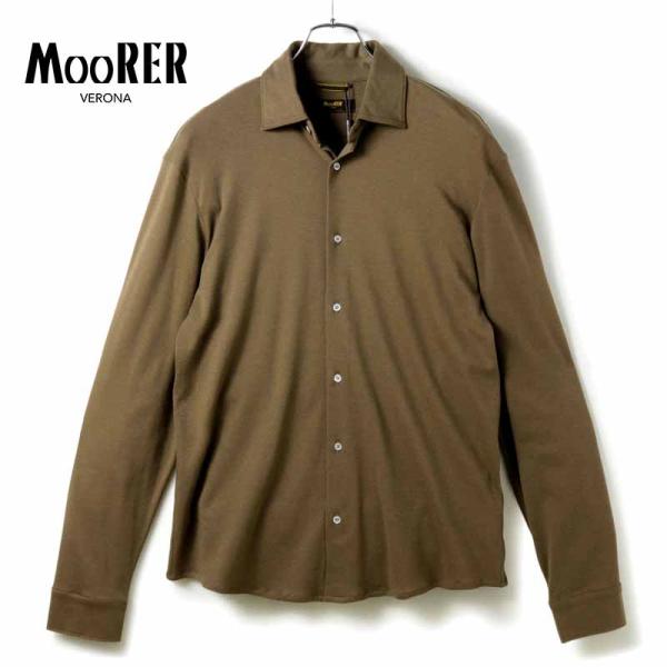 MooRER ブラウン シャツ lunedomenica_mor2520332