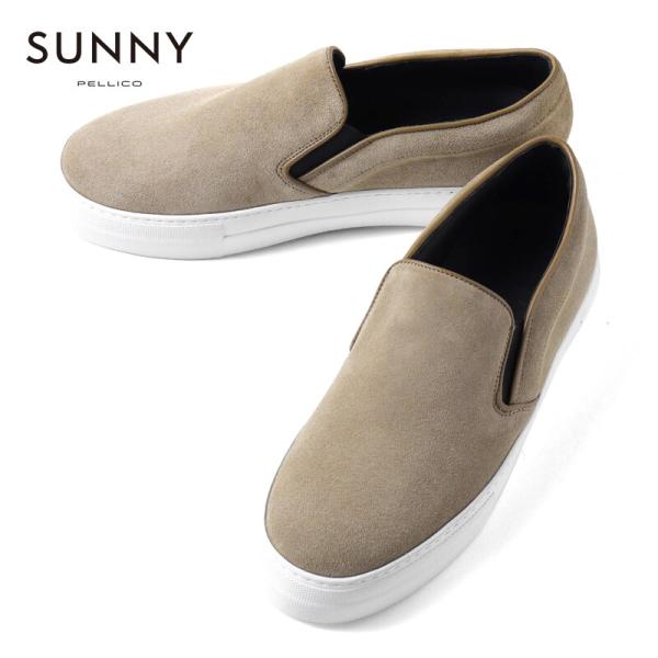 PELLICO SUNNY（ペリーコサニー） スエードレザースリッポンスニーカー