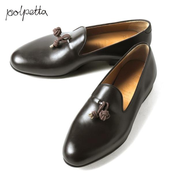 POLPETTA（ポルペッタ） スムースレザーロープタッセルローファー