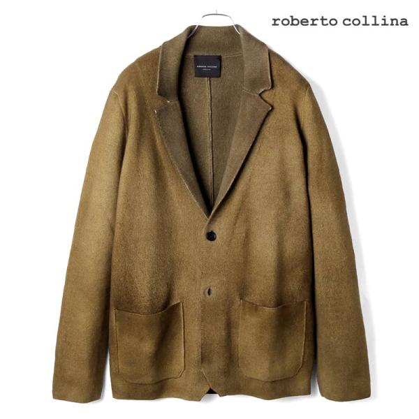 roberto collina / ロベルトコリーナウールカシミヤハイゲージムラ染め 