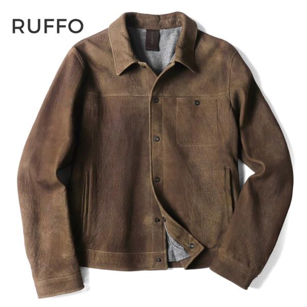 RUFFO（ルッフォ） ヌバックレザートラッカージャケット(FRED