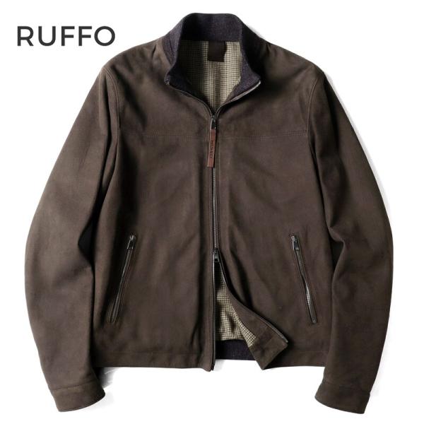 RUFFO（ルッフォ） ラムスエードリブスタンドカラージャケット