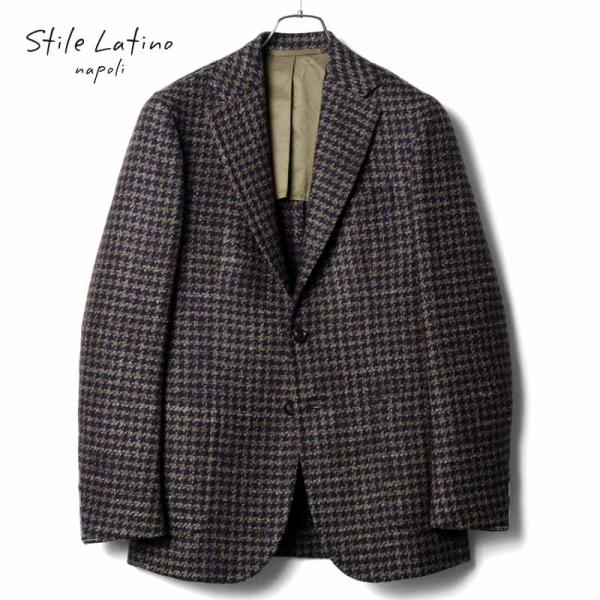 ⭐️【美品】Stile Latinoスティレラティーノ 最高級ウールジャケット42 Stile Latino / スティレラティーノ ウールリネンカシミヤソフト