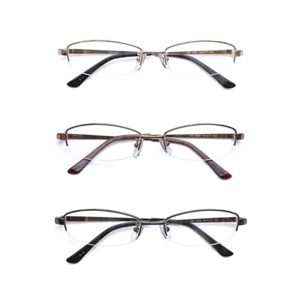 メガネ屋さんが選んだコスパ高メガネ WB-3298 スクエア 眼鏡 軽い 度