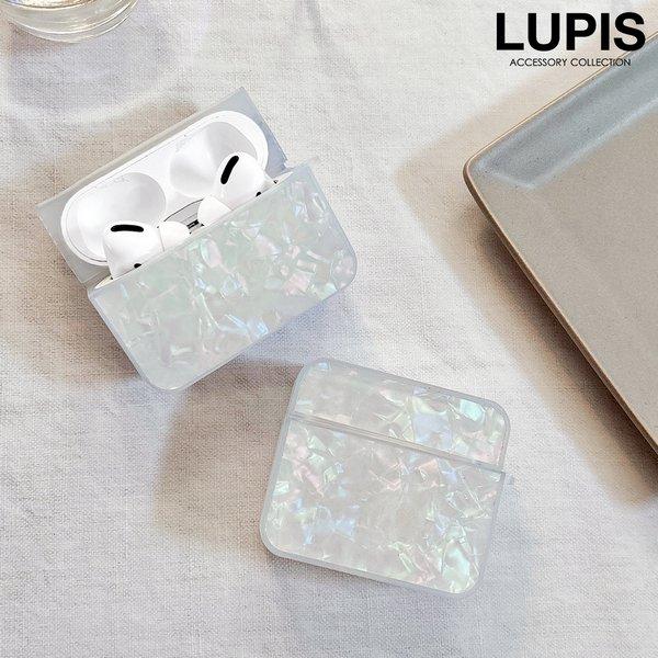 AirPods ケース AirPodsPro 第3世代 シェル TPU ソフトケース キューブ型 スクエア おしゃれ レディース 上品 ルピス lupis