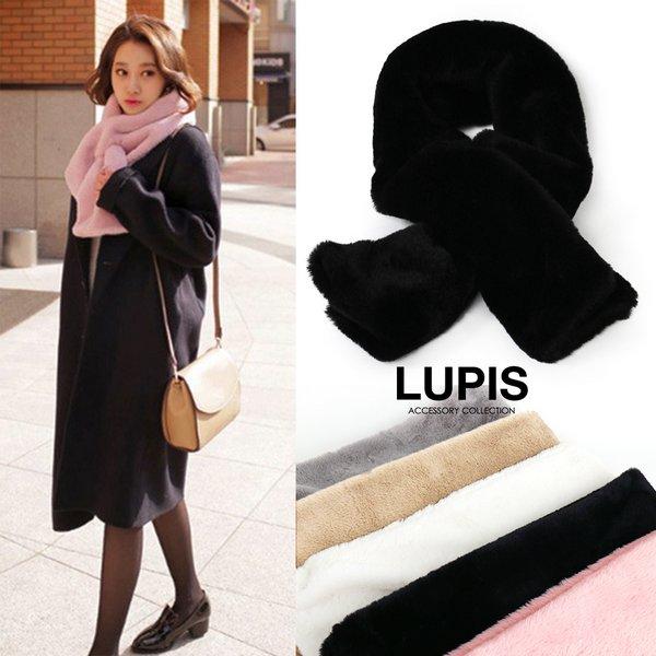 LUPIS（ルピス） ファーマフラー ファーティペット もこもこ フェイク